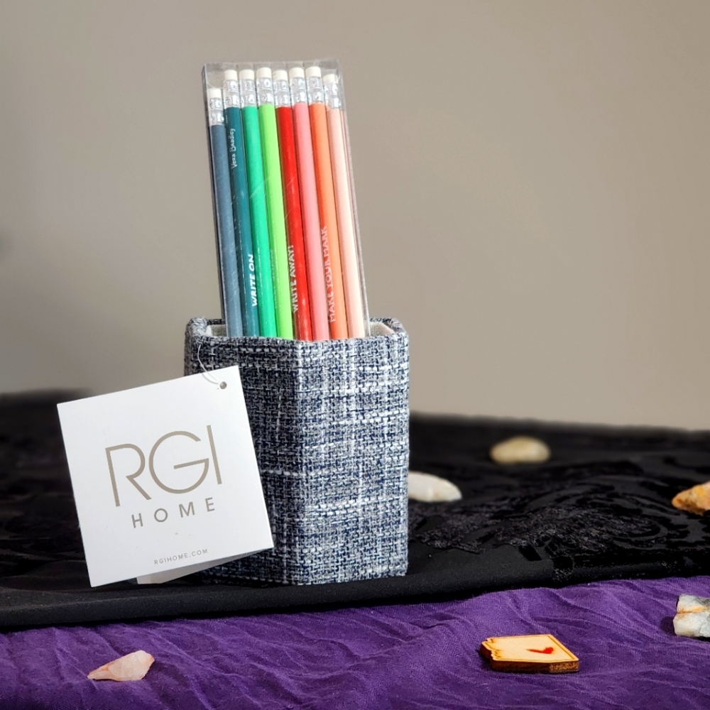 Blue and Grey Pencil Holder | RGI Home